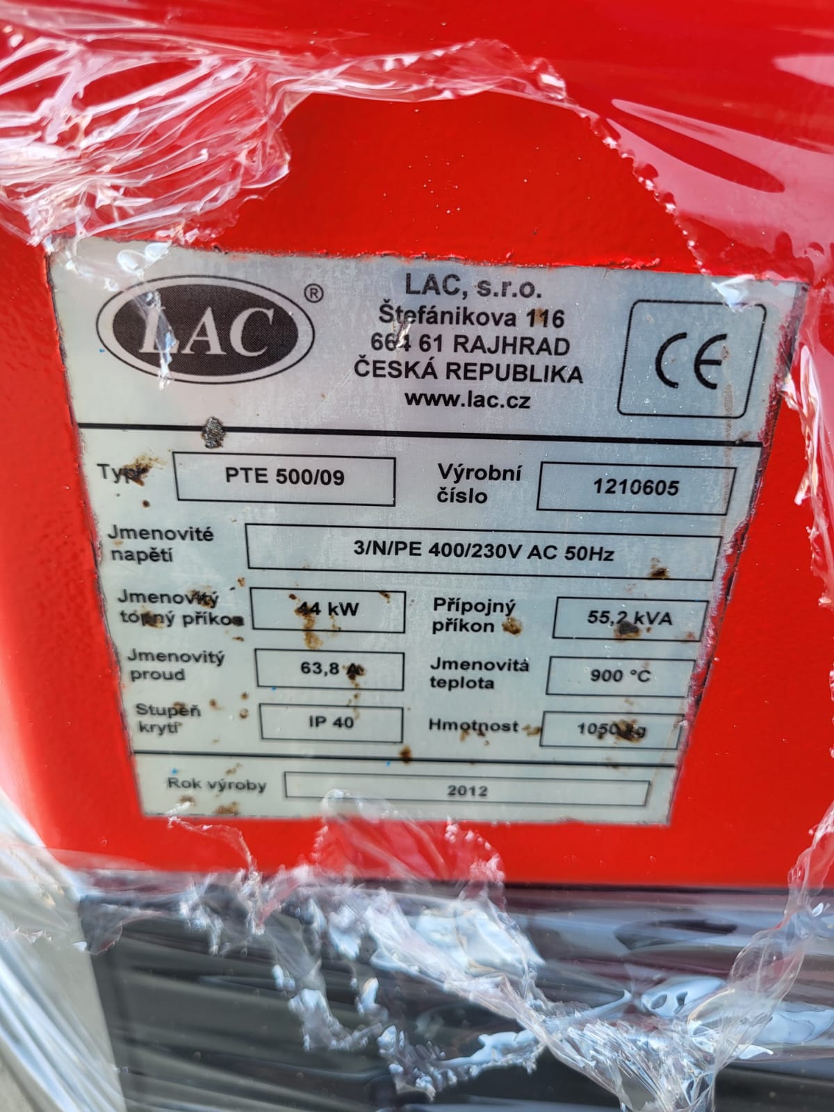 LAC PTE 500/09 forno di mantenimento O1837, usato LAC PTE 500/09 forno di mantenimento O1837, usato