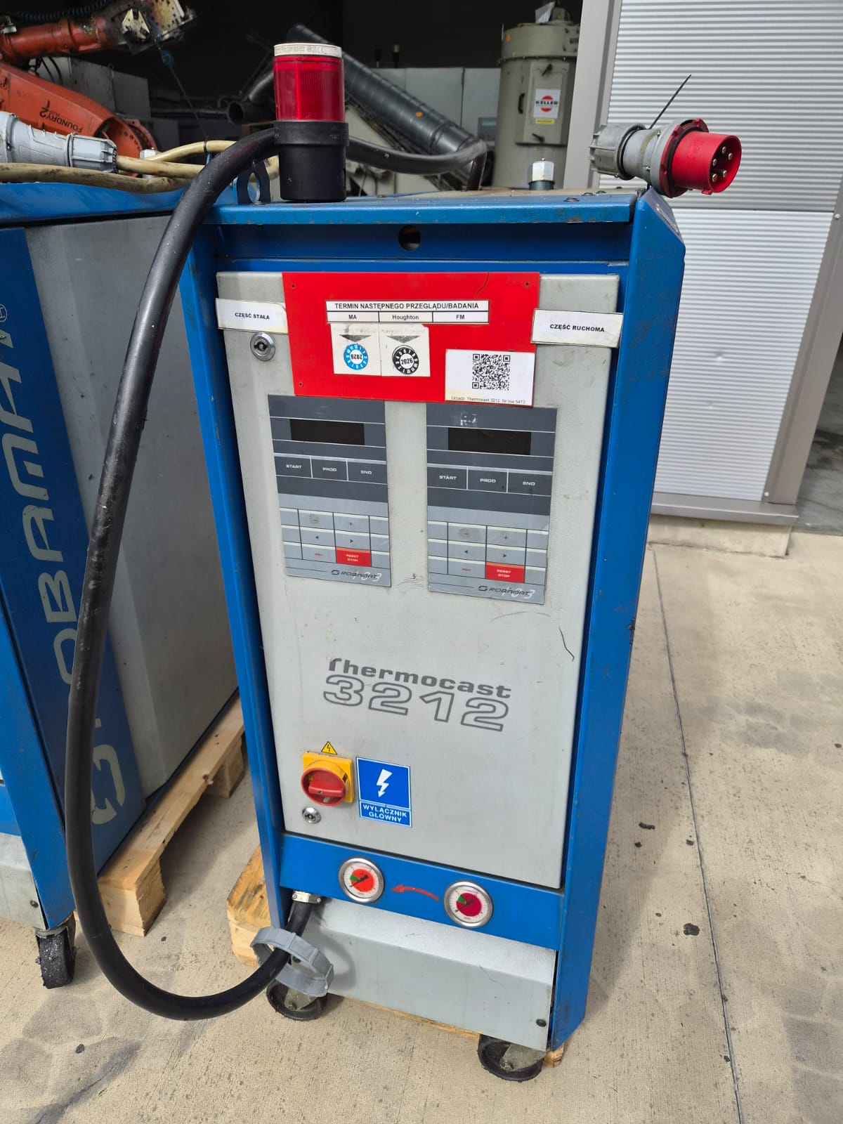 Unità di controllo della temperatura dell'olio Robamat Thermocast 3212 ZU2265, usata