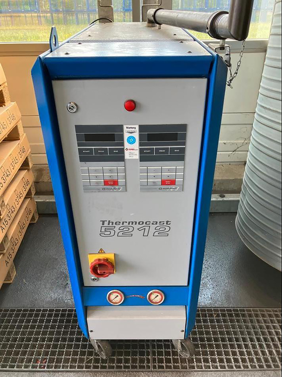 Unità di controllo della temperatura dell'olio Robamat Thermocast 5212 ZU2258, usata