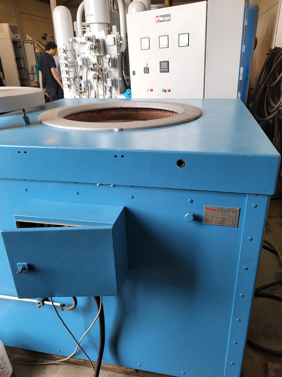 MORGAN MKV E ERBO 500 forno a crogiolo O1804, usato MORGAN MKV E ERBO 500 forno a crogiolo O1804, usato