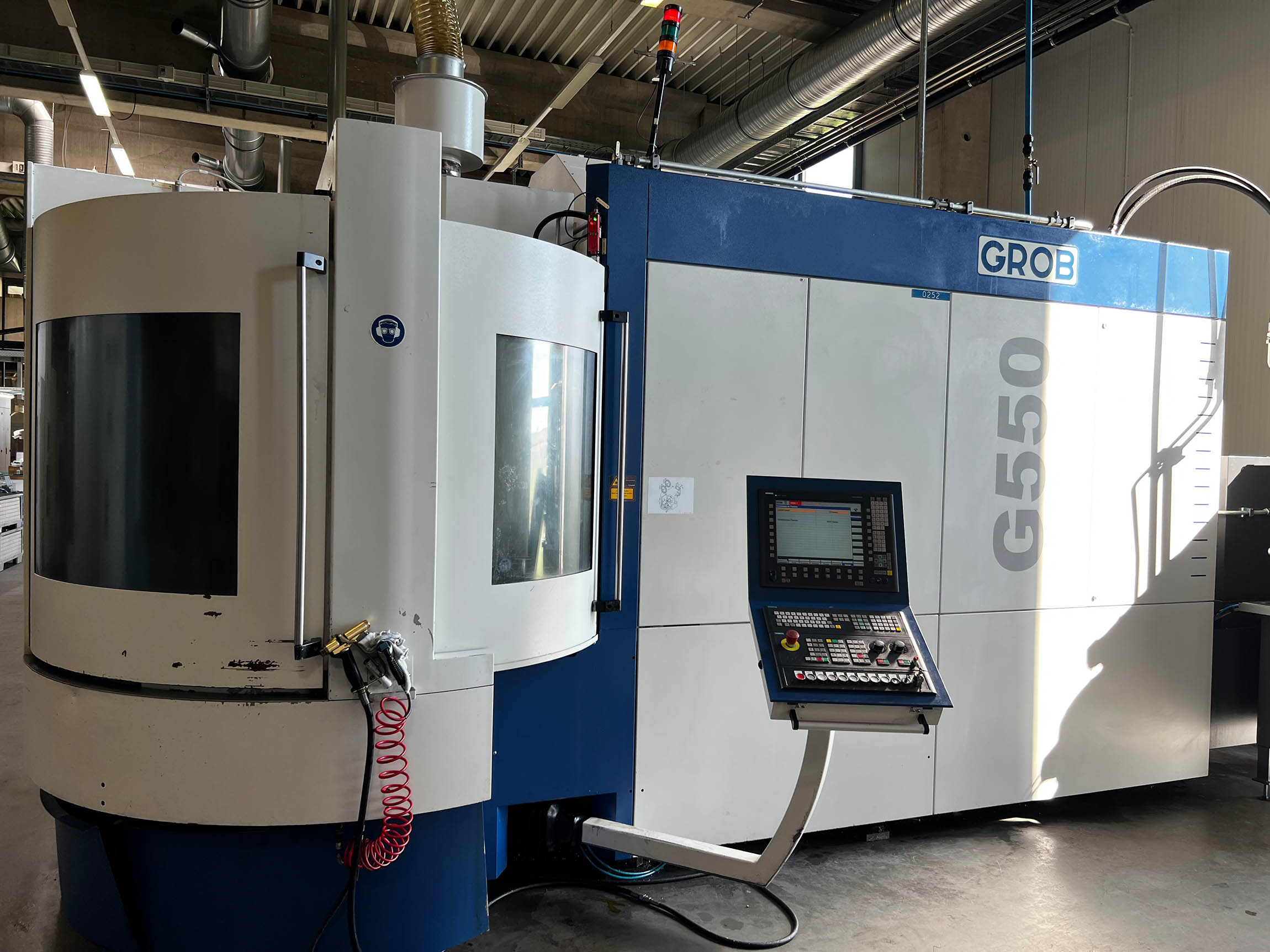 Grob G550 AB 14 K, centro di lavorazione universale a 5 assi BA2357, usato
