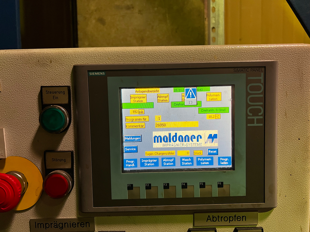 Maldaner 950-1-Impianto di impregnazione a mano ZU2229, usato Maldaner 950-1-Impianto di impregnazione a mano ZU2229, usato