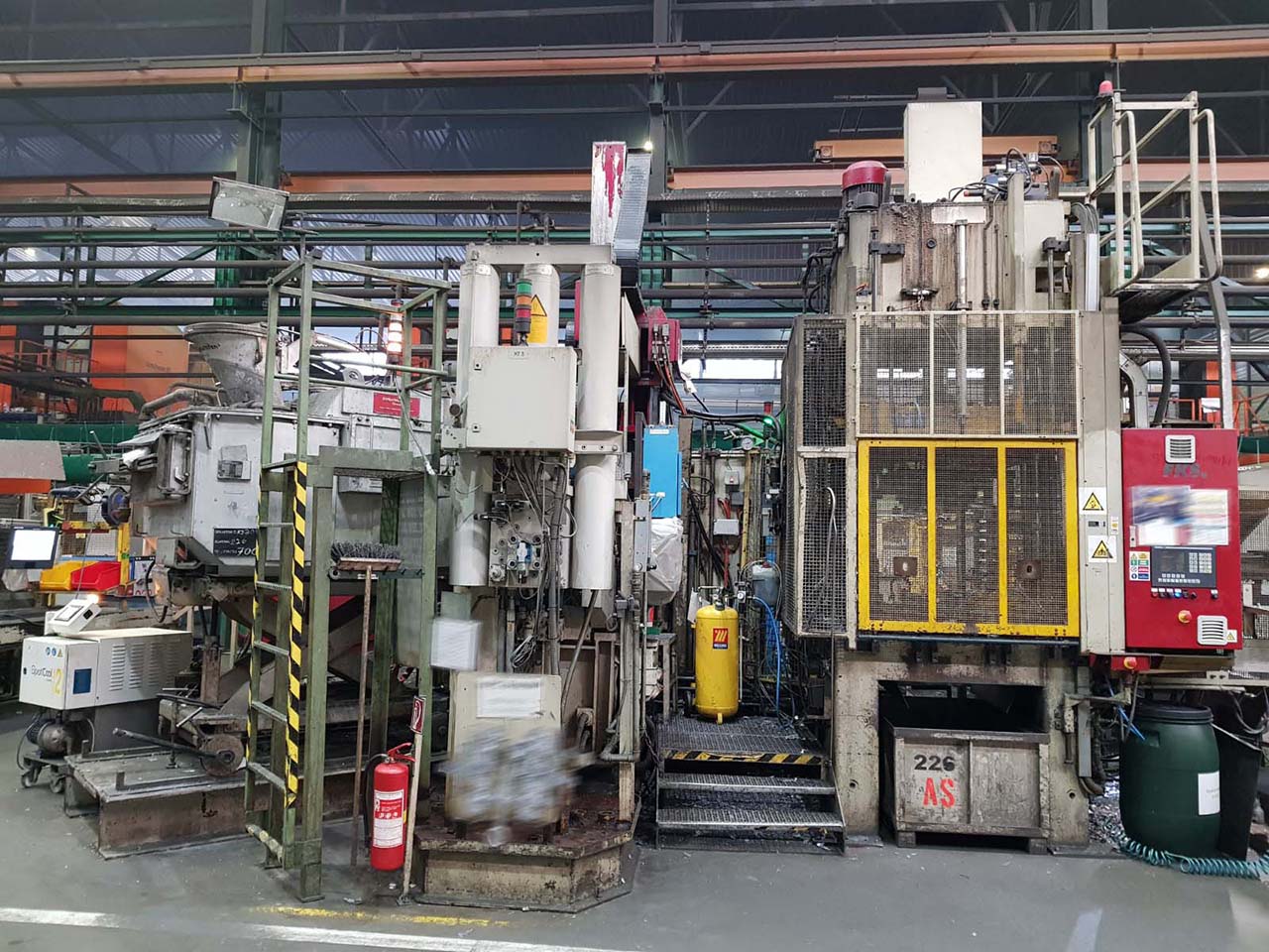 Macchina per la pressofusione a camera fredda Frech DAK 580-62 RC KK1612, usata