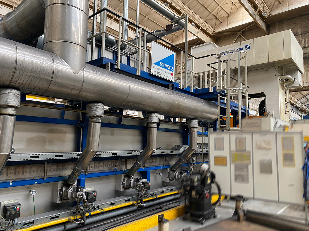 Forno a piastre con focolare a rulli Schwartz PR2496, usato Forno a piastre con focolare a rulli Schwartz PR2496, usato