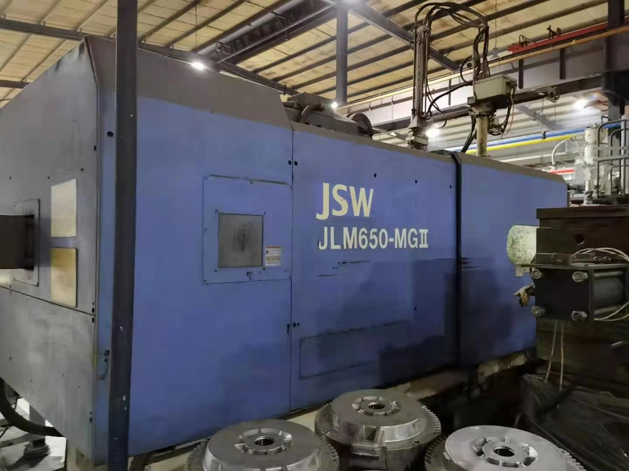 JSW JLM 650-MGII Magnesium Thixomolding macchina WK1452, usato